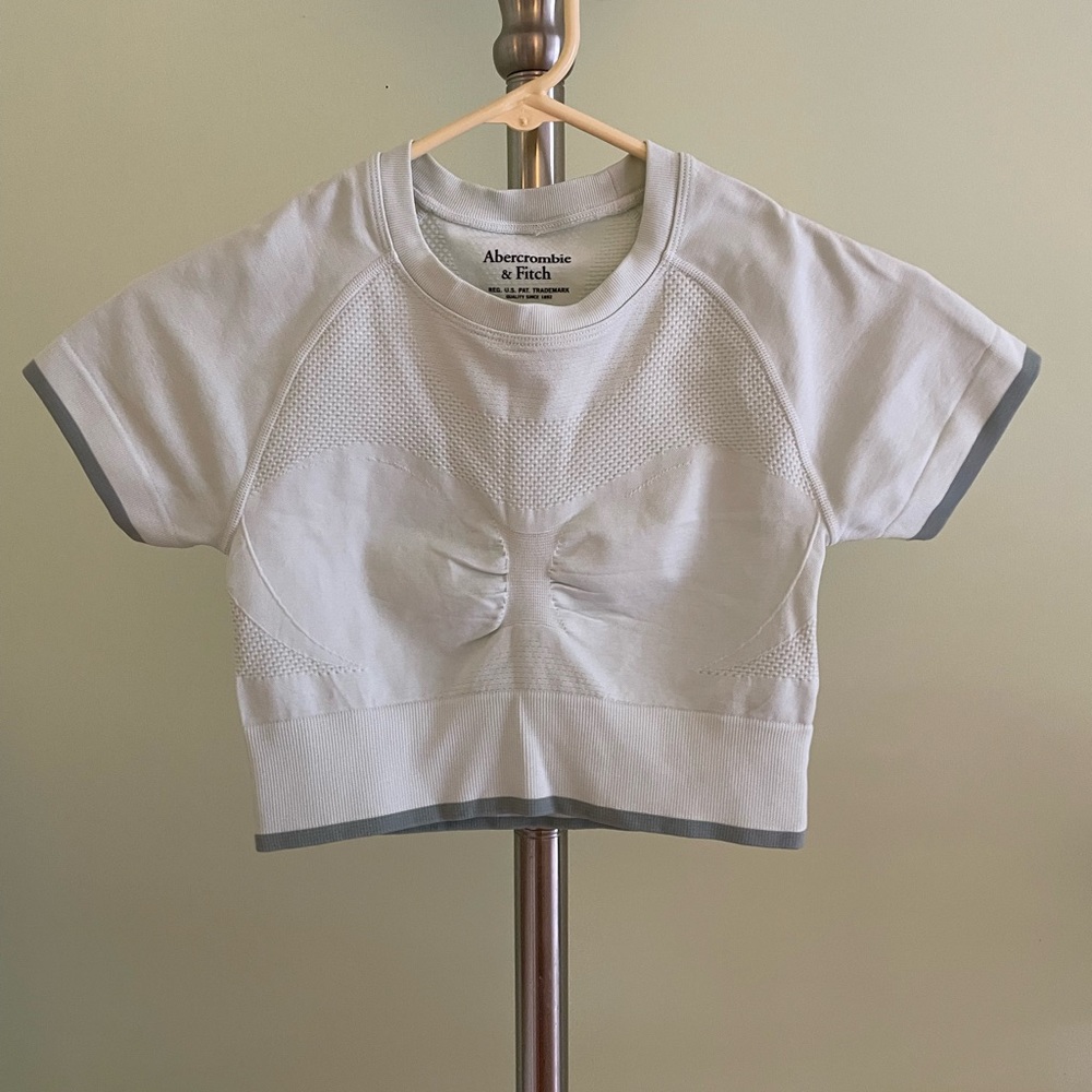 Abercrombie cropped workout top